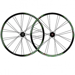 JIE KE Parti di ricambio Cerchio bici 26 Bike Wheelset per Bicycle Mountain Bicycle Set posteriore a doppio strato RIM a sgancio rapido Disco freno mozzo del freno ciclismo per 7, 8, 9 velocità Accessorio per bicicletta per a