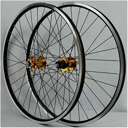 JIE KE Parti di ricambio Cerchio bici MTB Wheelset 26inch Bicycle ciclismo ciclismo Rim Mountain Bike Wheel 32h Disc / Rim Brake 7-12Speed ​​QR Cassette Hubs Sealed Cuscinetto 6 PAWS Accessorio per bicicletta per assi a sganc