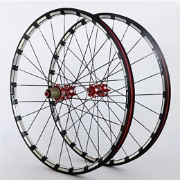 JIE KE Parti di ricambio Cerchio bici Wheelset per biciclette 26 / 27.5 / 29" MTB CNC. Brenaggio a doppia parete in lega di carbonio 4H QR NBK. Cuscinetto sigillato per cassetta a 7-11 velocità per assi a sgancio rapid