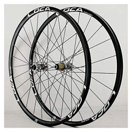 NEZIAN Ruote per Mountain Bike Cerchio Ruota Bici Mountain Bike Anteriore Posteriore Set Ruote 26 27, 5 29 700C Ultraleggera Freno A Disco MTB 8-12 Velocità 24H (Color : E, Size : 26inch)