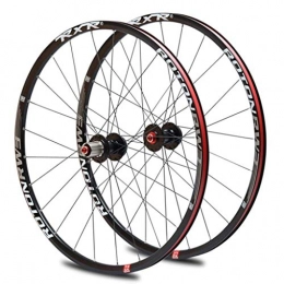 CHP Parti di ricambio CHP MTB Bike Ruote 26 27.5 nella Ruota di Bicicletta Doppio Strato di Lega Rim 7 Cuscinetto sigillato 11 velocità Cassette Hub Freni a Disco a Barre 24 Fori 1791g (Color : Black, Size : 27.5inch)