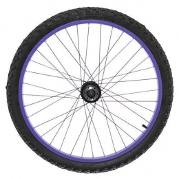 FireCloud Cycles Parti di ricambio Firecloud Cycles Anteriore Viola 24 " Mountain Bike Ruota - (6 Foro Cerchio) Include 1.95 " Copertone