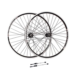 Generic Parti di ricambio Generic 26 / 27.5 / 29" Mountain Bike Ruote MTB Ruote A Sgancio Rapido V Freno Cerchio della Bicicletta 36H QR Hub per 6 / 7 / 8 velocità Volano Rotante 1840g (Siz