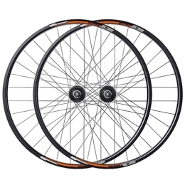 Generic Parti di ricambio Generic MTB Wheelset 27.5 ''Set di Ruote Freno A Disco Mountain Bike Cerchio A Sgancio Rapido Anteriore Posteriore Ruote della Bicicletta Wheelset 32H Hub per 7 / 8 velocità Rotar