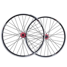 JIE KE Parti di ricambio JIE KE Accessorio per Bicicletta per Assi a sgancio rapido Mountain Bike Wheelset 26"bicchiera MTB QR C / v Disco di Freno Ruote Freno Hub 32h per Il 7 / 8 / 9 / 10 velocità 2267g