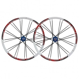 JIE KE Parti di ricambio JIE KE Accessorio per Bicicletta per Assi a sgancio rapido Set di Ruote Freno A Copertina MTB da 26"Mountain Bike Set 24h Berretto per Biciclette QR per Il 7 / 01 / 9 / 10 Cassetta di velocità 2415g