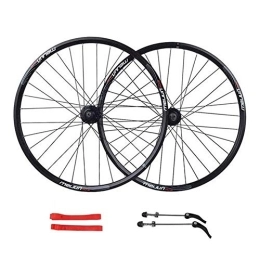 L.BAN Parti di ricambio L.BAN 26"Ruota Mountain Bike, Freno a Disco in Lega di Alluminio Ultraleggero Cuscinetti mozzo Compatibile 7 8 9 10 velocità Ruota Libera, Nero