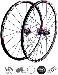 L.BAN Parti di ricambio L.BAN Ruota per Mountain Bike Doppia Parete Ultraleggera in Fibra di Carbonio 27, 5 Pollici MTB Rim Brake Brake Hybrid 24 Hole Disc 7 8 9 10 velocità 100mm, B-26inch