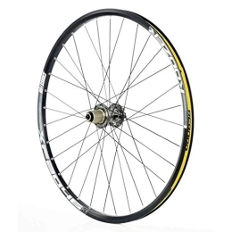 L.BAN Ruote per Mountain Bike L.BAN Ruota Posteriore per Mountain Bike 26 / 27, 5 Pollici, Freno a Disco a Doppia Parete da Corsa per Cerchi QR MTB 32H 8 9 10 11 velocità, grigio-26 Pollici