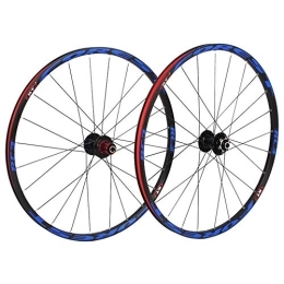 L.BAN Parti di ricambio L.BAN Ruote Posteriori Anteriori per Bici da 26"27, 5" Mountain Bike, Set di Ruote per Bici MTB 7 Cuscinetti a Disco in Lega a Tamburo Freno 8 9 10 11 velocità, blu-27, 5 Pollici