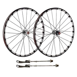 L.BAN Parti di ricambio L.BAN Set di Ruote a Doppia Parete per Bicicletta da MTB, cerchione da Ciclismo in Lega con Freno a Disco con mozzo in Fibra di Carbonio - Mountain Bike con Ruota da 26"27, 5" 29"a sgancio rapido