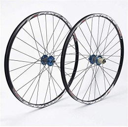 L.BAN Parti di ricambio L.BAN Set di Ruote da 26 Pollici per Mountain Bike, Cuscinetti a Doppia Parete per Freni a Disco a sgancio rapido, Cuscinetti sigillati compatibili 8 9 10 11 velocità 120 Anelli 28H, A-27, 5 Pollici