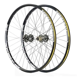 L.BAN Parti di ricambio L.BAN Set di Ruote per Bici a Doppia Parete per 26 27, 5 Ruote da 29 Pollici 29 Pollici Freno a Disco a sgancio rapido Ruote da Mountain Bike 24H 8 9 10 11 velocità, argento-27, 5 Pollici