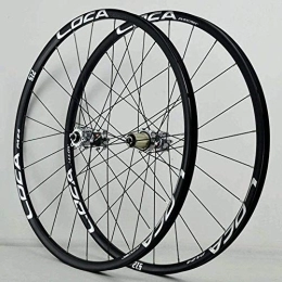 L.BAN Ruote per Mountain Bike L.BAN Set Ruote Bici 26 / 27.5 / 29"Freno a Disco Mountain Bike Cerchio in Lega a Doppia Parete Mozzo a Cassetta QR 6 Pawl 8-12 Cuscinetto sigillato a velocità 24h, B-27.5in