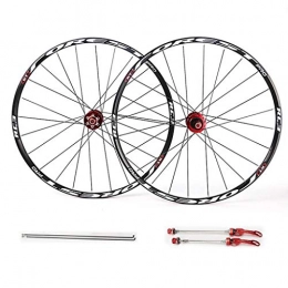 LHHL Ruote per Mountain Bike LHHL Ruote 26 27.5 Pollici MTB Set Ruote Bici Disc 6 Fori Ciclismo Ruote Freno A Disco Rilascio Rapido 7 8 9 10 11 velocità (Color : White, Size : 27.5inch)