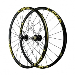 LICHUXIN Parti di ricambio LICHUXIN MTB Anteriore + Posteriore Ruota 26 / 27, 5 / 29 Pollici Mountain Bike Set di Ruote QR 8 9 10 11 12 velocità 24 Fori Ultraleggero Lega Alluminio (Size : 27.5IN)