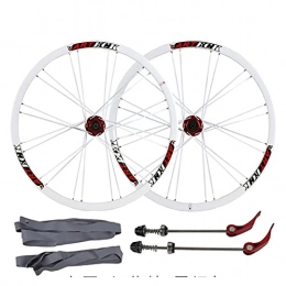 LICHUXIN Parti di ricambio LICHUXIN MTB Set Ruote Bici 26" Bicicletta Freno A Disco A Rilascio Rapido Mozzo in Alluminio Ruota per Cassette per 24H 7 8 9 10 velocità (Color : F)