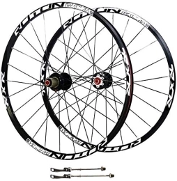 LILIS Ruote per Mountain Bike LILIS Cerchi Bici 26 / 27.5In Biciclette Ruote Ibrida Mountain Bike Wheels Double Wall MTB Rim Freno a Disco Ultralight Carbon Fiber Quick Release 24H 9 / 10 / 11 velocità Bicicletta Hub Dynamo