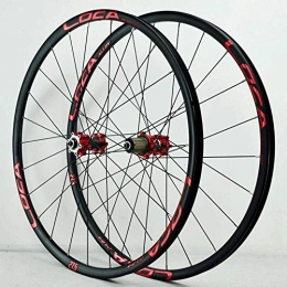 LIMQ Parti di ricambio LIMQ Set Ruote Bici 26 / 27.5 / 29" Freno A Disco Mountain Bike Cerchio A Doppia Parete Cerchio QR Mozzo Cassetta 6 Pawl 8-12 Cuscinetto Sigillato A velocità 24h, A-27.5in