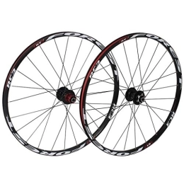 LJP Parti di ricambio LJP 26 Pollici, 27, 5 Pollici Ruota per Mountain Bike MOZZI Blu E Decalcomanie Disco Freno Solo Ruote, 7, 8, 9, 10 velocità Cassetta Genere (Color : Black, Size : 26inch)