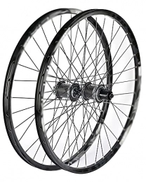 LLC Parti di ricambio LLC 32H Set di Ruote per Mountain Bike 26 / 27.5 / 29 Pollici Ruote Anteriori E Posteriori per Bicicletta Cerchio Ultraleggero in Fibra di Carbonio Mozzo per Bici A Sgancio Rapido, Titanium, 26 Inches