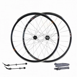 LOYFUN Parti di ricambio LOYFUN Durevole Mountain Bike Ruota, Set di Ruote for Bici da Strada con Freno a V in Lega di Alluminio Anteriore e Posteriore con 32 Fori