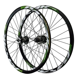 LSRRYD Parti di ricambio LSRRYD 24" Set di Ruote MTB Freno A Disco Rilascio Rapido Bicicletta Pieghevole Ruotes Mountain Bike Ruota BMX Bici Cerchio 32 Fori Mozzo per 7 / 8 / 9 / 10 / 11 / 12 velocità Cassetta 1886g