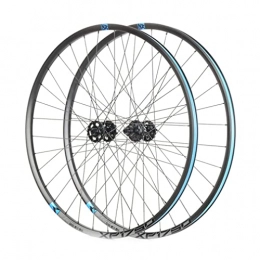 LSRRYD Ruote per Mountain Bike LSRRYD 26 / 27.5 / 29" MTB Set di Ruote Freno A Disco Bici Cerchio Rilascio Rapido Bicicletta Ruote 32 Fori Mozzo per 11 / 12 velocità 1670g (Color : Blue, Size : 29'')