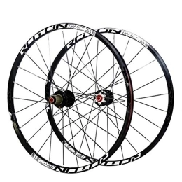 LSRRYD Ruote per Mountain Bike LSRRYD Ciclismo Ruote 26"27.5" Set di Ruote per Mountain Bike, Doppia Parete in Lega MTB Ruote Anteriori e Posteriori Bicicletta Ibrida Rilascio rapido 28H Cerchio del Freno a Disco 9 10 11 velocità