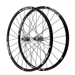 LSRRYD Ruote per Mountain Bike LSRRYD Ciclismo Ruote Set Ruote Bici 26 27.5 29 for Mountain Bike MTB Cerchi Doppia Parete Freno Disco 89 10 11 12 velocità Hub for Schede Rilascio Rapido 24H (Color : Silver-B, Size : 26")