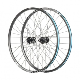 LSRRYD Ruote per Mountain Bike LSRRYD MTB Set di Ruote 26 / 27.5 / 29" Bici Cerchio 32 Fori Perno Passante Mozzo Freno A Disco Bicicletta Ruote per 8 / 9 / 10 / 11 velocità Cassetta 1630g (Color : White, Size : 26'')