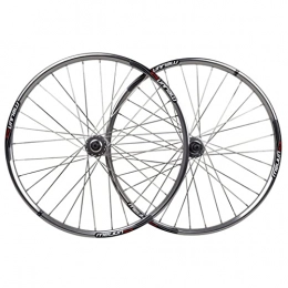 LSRRYD Parti di ricambio LSRRYD Set di Ruote MTB Freno A Disco 26" Cerchio Bicicletta Rilascio Rapido Ruote Bici Raggi Piatti 32 Fori Mozzo per 7 / 8 / 9 / 10 velocità Cassetta 2084g (Size : 26 inch)