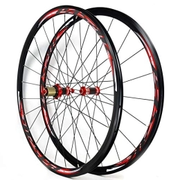 LYzpf Parti di ricambio LYzpf Cerchio Ruota Bici Mountain Cross Country Bike Anteriore Posteriore Set Cerchi Disco Bicicletta 26 / 27.29 inch Accessori Attrezzature Lega Dlluminio, Red, 27.5inch