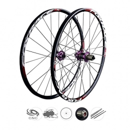 MJCDNB Parti di ricambio MJCDNB Asse a sgancio rapido Accessorio per bicicletta Mountain bike da 27, 5 pollici, doppia parete ultraleggera in fibra di carbonio Cerchio MTB V-Brake Hybrid Disco a 24 fori 7 8 9 10 Velocità 100 m