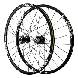 ZFF Parti di ricambio Mountain Bike Ruote MTB 26 / 27.5 / 29 Pollici Lega Freno A Disco Cuscinetto Sigillato Ruota Di Bicicletta Rilascio Rapido 7-12 Velocità Cassetta Ruota Libera 24 Buche (Color : Silver, Size : 26in)