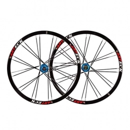 VBCGGGG Ruote per Mountain Bike Mountain Bike Wheelset 26 27.5 pollice Disc Brake Bicicletta Bicicletta MTB DÕ □ Blë Bianco della lega di muro RIM Ruota a sgancio rapido Wheelset Sigillato Hub 7 8 9 10 Velocità 24 raggi Ruota libera