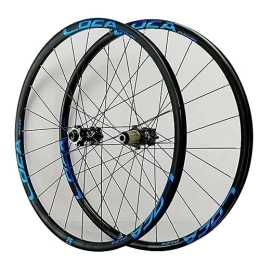 MYKINY Ruote per Mountain Bike MYKINY Set Ruote for Bici MTB, Ruota Anteriore con Mozzo Passante Ruota Posteriore 15*100mm Ruote Mountain Bike 12*142mm for Pneumatici Da 26 / 27, 5 / 29 Pollici*1, 25-2, 5 Pollici Ruote ( Color : Blue , Siz