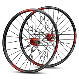 NEZIAN Parti di ricambio NEZIAN 26 27, 5 29 Pollici Set Ruote per Mountain Bike Ruote Bicicletta MTB Cassetta Freno A Disco Mozzo A Sgancio Rapido Cerchio in Lega Alluminio 32H (Size : 27.5INCH)