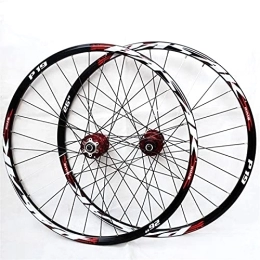 NEZIAN Ruote per Mountain Bike NEZIAN Ruote Mountain Bike 26 / 27.5 / 29 Pollici Freno A Disco Cerchioni MTB Doppia Parete Rilascio Rapido per 32H 7 / 8 / 9 / 10 / 11 di velocità (Color : D, Size : 26inch)