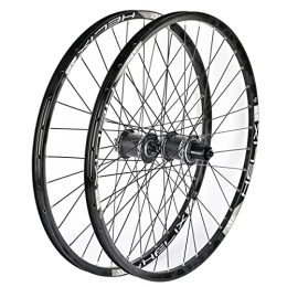 NEZIAN Ruote per Mountain Bike NEZIAN Ruote MTB 26 27, 5 29 Pollici Ruota Anteriore Posteriore per Mountain Bike Rilascio Rapido Freno A Disco 32 Buche per 8 9 10 11 velocità (Color : Titanium, Size : 26 inch)