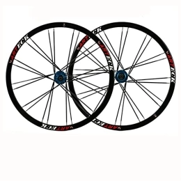 NEZIAN Ruote per Mountain Bike NEZIAN Ruote per Bicicletta da 26 Pollici Disco Freno Lega Alluminio Cerchioni Doppia Parete Rilascio Rapido per 24 Fori 7-10 di velocità Mountain Bike (Color : B)