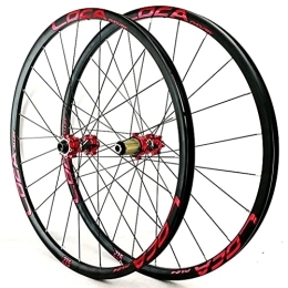 NEZIAN Ruote per Mountain Bike NEZIAN Set Ruote Bici Mountain 26 / 27.5 / 29 Pollici Freno A Disco Cerchioni MTB Doppia Parete Perno Passante per 24h 7 / 8 / 9 / 10 / 11 / 12 di velocità 1650g (Color : D, Size : 26inch)