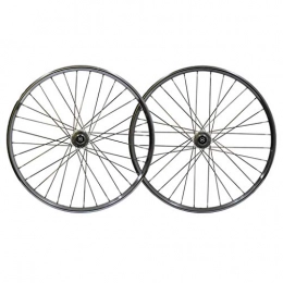 QHY Ruote per Mountain Bike QHY Ruote Ruota 26" Set Ruote Bici MTB Cerchio in Lega Doppia Parete Argento Freno Disco 7 8 9 10 11 velocità Mozzo del Cuscinetto Palin Rilascio Rapido 1190g