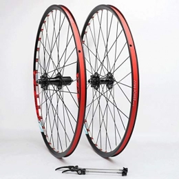 QHY Parti di ricambio QHY Ruote Ruote Bici da 26 Pollici MTB Freno Disco Ruota Bicicletta Cerchi Doppia Parete QR Cuscinetto Sigillato per Cassette Hub 8-11 velocità 1850g