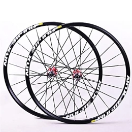 SHKJ Parti di ricambio Quick Release Bike Wheelset 26 27, 5 29 Pollici Bicicletta Anteriore Ruota Posteriore Set Doppio Strato Cerchio Freno A Disco MTB Ruote Straight-Pull Hub per 7-11 velocità