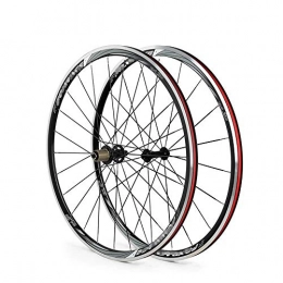 QXFJ Parti di ricambio QXFJ Ruote Bici, Set Ruote Bici Cerchio Ruota Bici Bicicletta Set di Ruote da Strada 700c Set di Ruote da Vento Ultraleggero Rotto 120 Set Ruote Bicicletta Palin A 11 velocità 11 Anelli