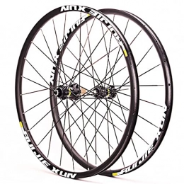 RUJIXU Parti di ricambio RUJIXU MTB Set Ruote Bici 26"27.5"29" Cerchio per Doppia Parete in Lega di Alluminio Freno A Disco Cuscinetti Sigillati sgancio rapido per 8 9 10 11 velocità Cassetta Mozzo (Size : 27.5inch)