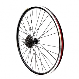 LRBBH Ruote per Mountain Bike Ruota Bici, Ruote Bici MTB Cerchio rotante con freno a V, cerchione a doppia parete in lega di alluminio, sgancio non rapidoqui / 26 Inch / Rear wheel