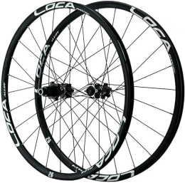 InLiMa Ruote per Mountain Bike Ruota for bicicletta con asse completo for bici da strada Mozzo a 24 fori Set di ruote for mountain bike Freno a disco 26 "27.5" 29 "cerchio 700C (Color : Silver, Size : 29'')