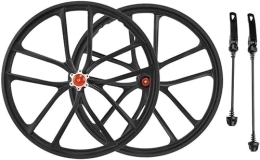 InLiMa Parti di ricambio Ruota for mountain bike da 20 pollici Mozzo for bicicletta integrato a sgancio rapido 7 8 9 10 velocità Box 2164 g (dimensione: nero 406)